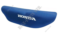Housse de selle bleue Honda Dominator NX650